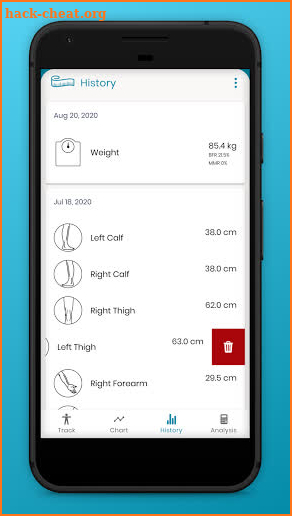 Body Measurement Tracker screenshot