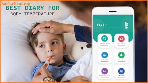 Body Temperature Checker & Thermometer Fever Diary screenshot