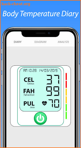 Body Temperature Diary screenshot