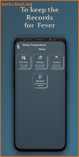 Body Temperature Fever App screenshot