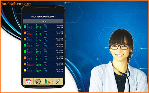 Body Temperature Fever Test : Health Checker Diary screenshot