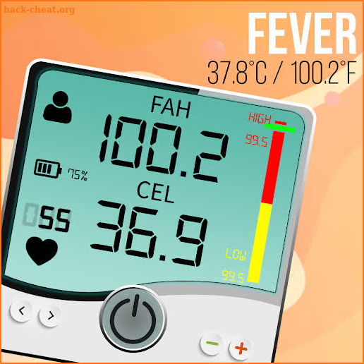 Body Temperature Fever Tracker screenshot