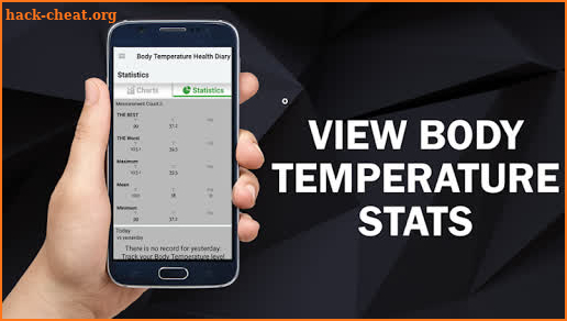 Body Temperature History , Blood Pressure Logger screenshot