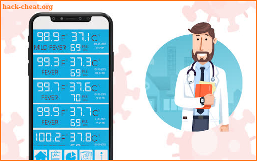 Body Temperature Thermometer : Fever Check History screenshot
