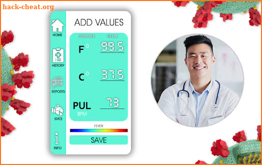 Body Temperature Thermometer : Fever Checker Diary screenshot