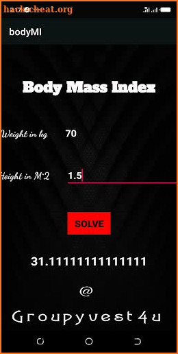 bodyMI screenshot