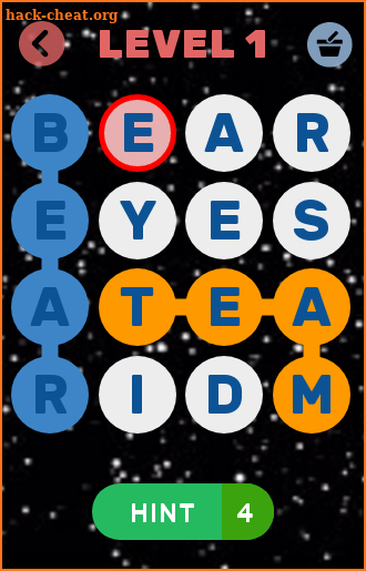 Boggle screenshot