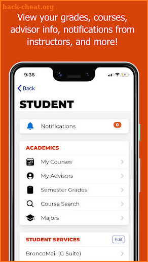 Boise State University screenshot