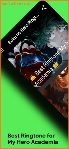 Boku no Hero Ringtone Academia Offline screenshot