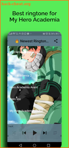 Boku no Hero Ringtone Academia Offline screenshot