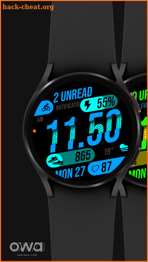 Bold Digital Watch Face 012 screenshot