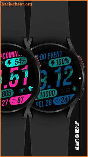 Bold Digital Watch Face 012 screenshot