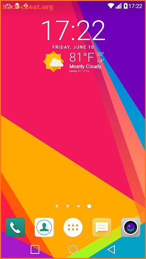 Bold Weather Icons Set Theme for Chronus screenshot