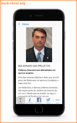 Bolsonaro APP screenshot