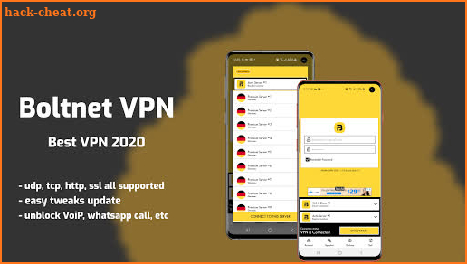 Boltnet VPN screenshot