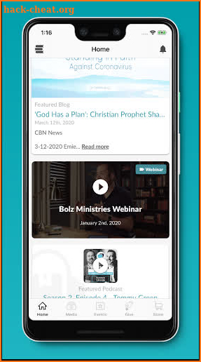 Bolz Ministries screenshot