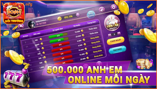 BomH Game Bai Doi Thuong - Ban Ca Online screenshot