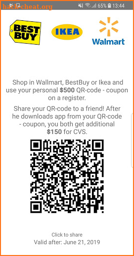 Bonus Coupon screenshot