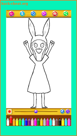 boob's burgers coloring book screenshot