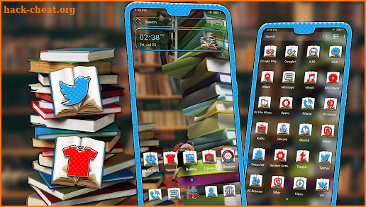 Book Stairs Theme screenshot