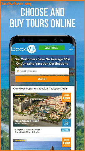 BookVip – Cheapest Vacation Packages. Cancun tours screenshot