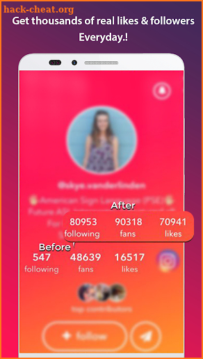 Boost Fans For Tik-Tok Likes & Followers screenshot