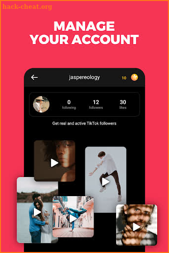 Booster: Get followers, get fans, boost likes screenshot