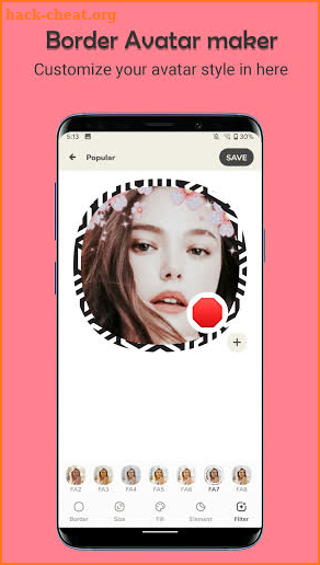 Border Avatar maker screenshot