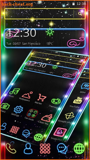 Borderlight Theme screenshot