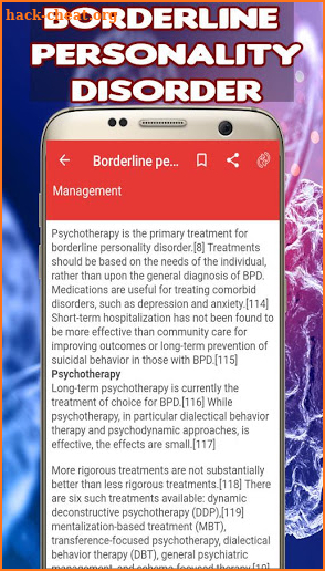 Borderline Personality Disorder; Causes, Treatment screenshot