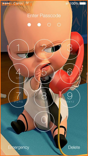 Boss Baby Lock Screen HD Wallpaper screenshot