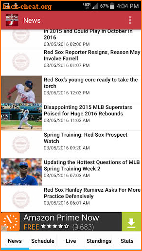 Boston Baseball Red Sox Edition screenshot