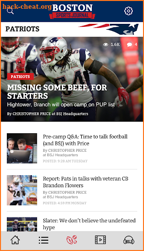 Boston Sports Journal screenshot