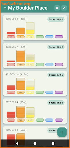 Boulder Logger screenshot