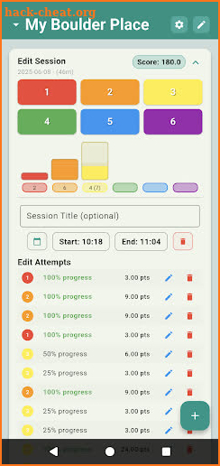 Boulder Logger screenshot