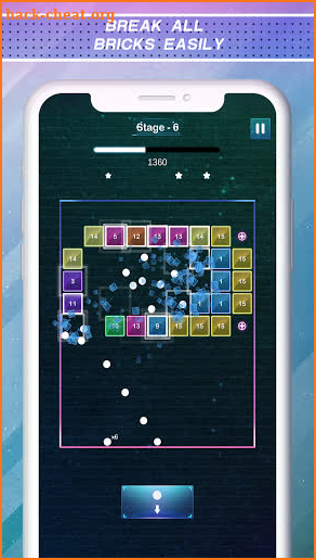 Bouncing Balls Action - Brick Crusher Game screenshot