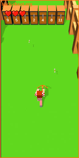 Bouncing Hunter: Block Art, 3D screenshot