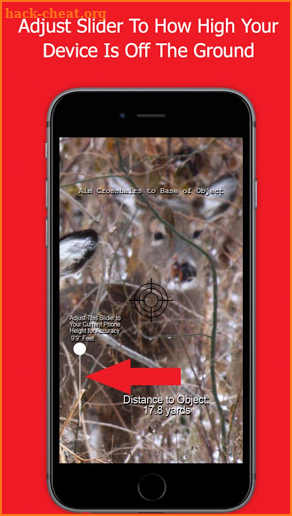 Bow Range Finder in Yards App screenshot