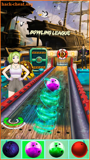 Bowling Pin Bowl Strike 3D screenshot