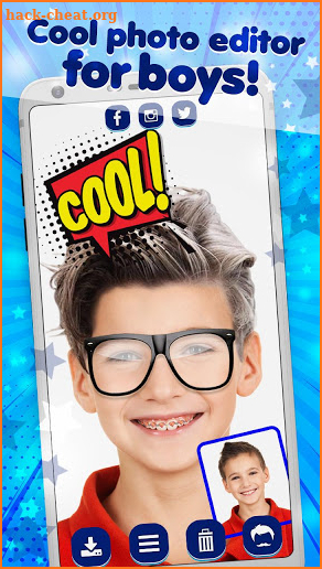 Boy Hair Changer - Hair Style Photo Editor screenshot