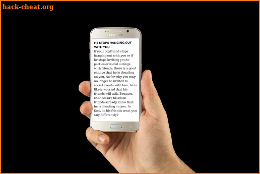 Boyfriend Cheating App screenshot