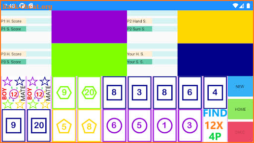 Boymate10 Find12X 4P - Brain Card Game screenshot