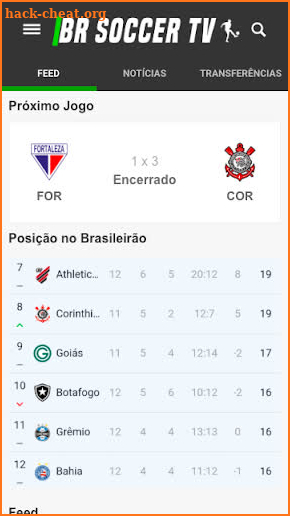 Br Soccer TV - Brasileirão - Notícias e Jogos screenshot