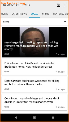 Bradenton Herald Newspaper screenshot