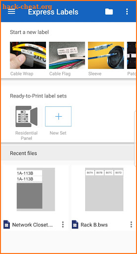 Brady Express Labels screenshot