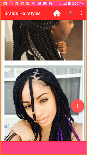 BRAID HAIRSTYLES 2018 screenshot