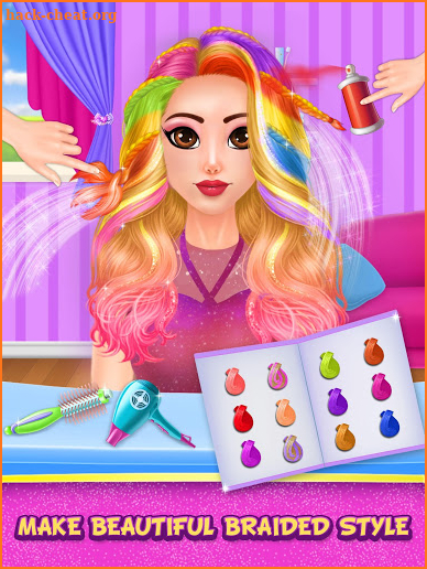 Braided Hairstyle Salon Fashion Stylist screenshot