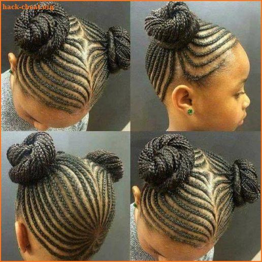 braids hairstyles for Women & Child screenshot