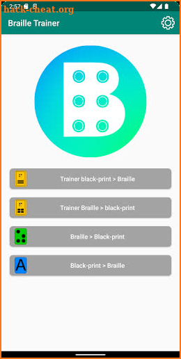 Braille Trainer screenshot