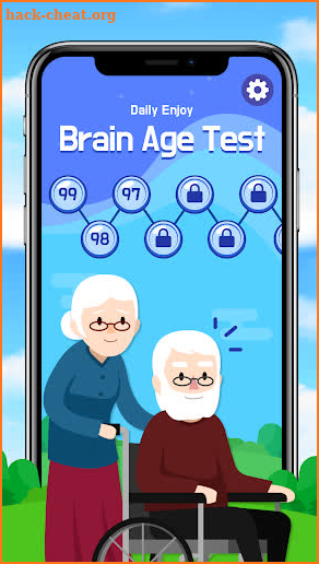 Brain age test (How old is your brain?) screenshot